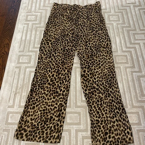 Leopard print zippered pants - Picture 4 of 6